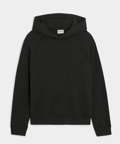 Todd Snyder Lightweight Terry Cloth Hoodie In Black