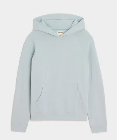 Todd Snyder Lightweight Terry Cloth Hoodie In Blue