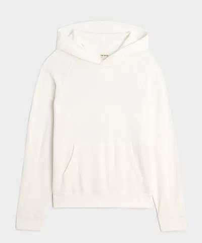 Todd Snyder Lightweight Terry Cloth Hoodie In White
