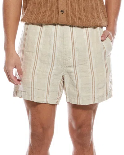 Todd Snyder Linen Beachcomber Short In Neutral