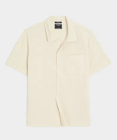 Todd Snyder Linen-cotton Polo In White