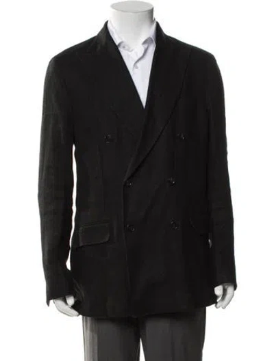 Pre-owned Todd Snyder Linen Jacket In Black