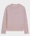 Todd Snyder Linen Jersey Pocket Tee In Pink