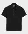 Todd Snyder Linen Polo In Black