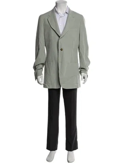 Pre-owned Todd Snyder Linen Sport Coat W/ Tags In Green
