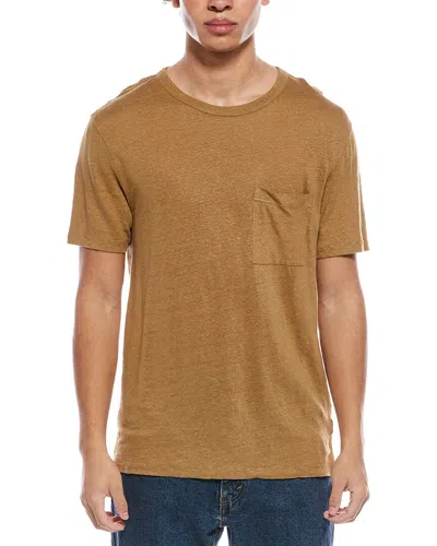 Todd Snyder Linen T-shirt In Brown