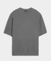 Todd Snyder Linen Waffle Tee In Gray