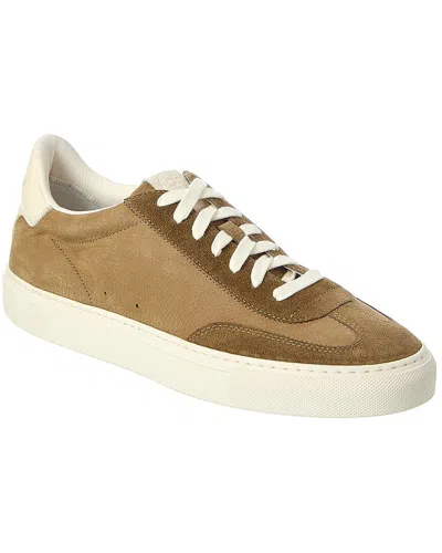 Todd Snyder Suede Panelled Sneakers In Brown