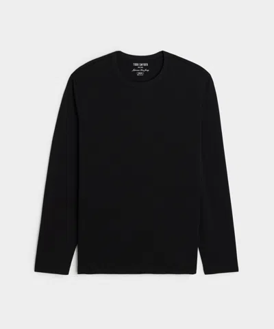 Todd Snyder Luxe Jersey Tee In Black