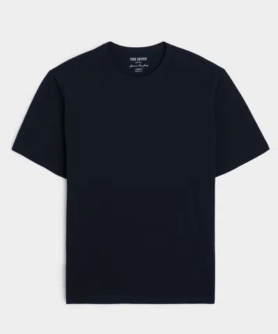 Todd Snyder Luxe Jersey Tee In Navy In Blue