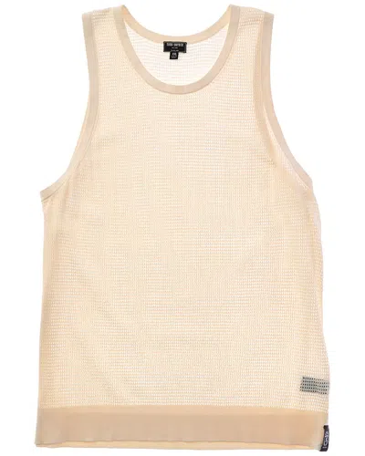 Todd Snyder Luxe Mesh Tank In Neutral