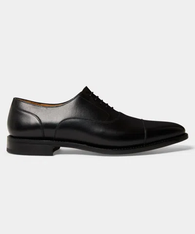 Todd Snyder Madison Cap-toe Oxford In Black