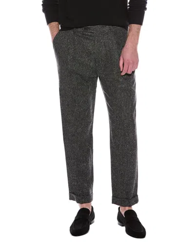 Todd Snyder Madison Tweed Wool-blend Trouser In Gray