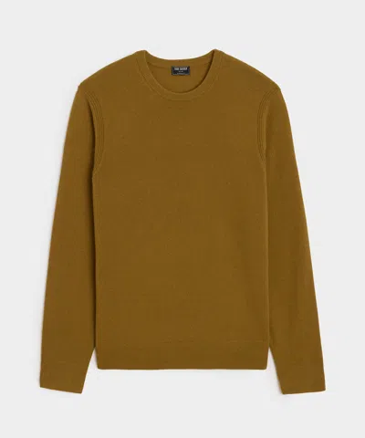 Todd Snyder Men's Cashmere Crewneck In Old Gold, Size Xxl In Brown