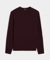 Todd Snyder Men's Cashmere Crewneck In Winestain, Size Xxl In Brown