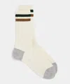 Todd Snyder Men's Cotton Athletic Crew Sock In Baja Dunes, Size L In Multi