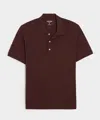 Todd Snyder Men's Cotton Pique Polo In Burgundy, Size Xxl In Burgundy