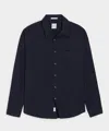 Todd Snyder Men's Cotton-silk Big Shirt In Navy, Size Xl In Blue