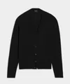 Todd Snyder Men's Cropped Cashmere Cardigan In Black, Size L In Black