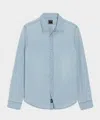 Todd Snyder Men's Denim Point Collar Shirt In Indigo, Size Xl In Blue