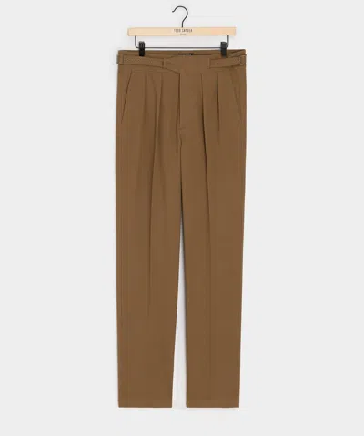Todd Snyder Men's Italian Brushed Cotton Gurkha Trouser In Khaki, Size 36/34 In Brown