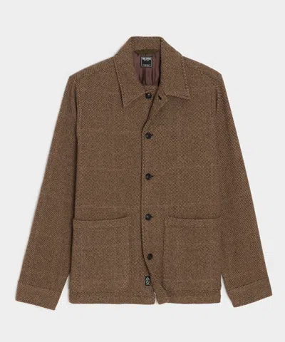 Todd Snyder Men's Italian Cashmere-wool Chore Coat In Brown, Size M