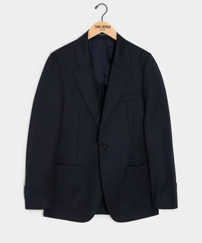 Todd Snyder Men's Italian Cavalry Twill Madison Jacket In Indigo, Size 40l In Blue