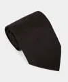 Todd Snyder Men's Italian Flannel Tie In Dark Brown, Size O/s In Black