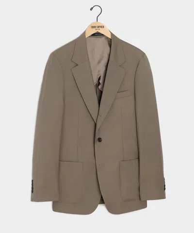 Todd Snyder Men's Italian Mohair Madison Jacket In Taupe, Size 42r In Brown
