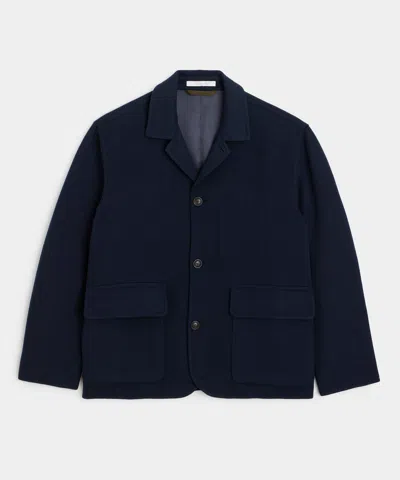Todd Snyder Men's Italian Relaxed Cashmere Walking Jacket In Navy In Navy, Size Xl In Blue