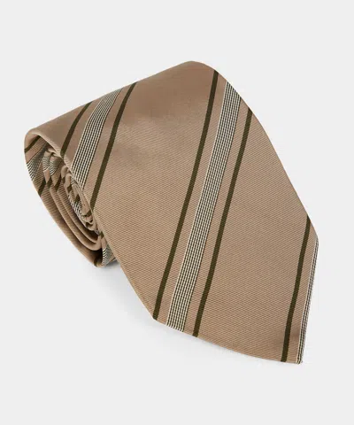 Todd Snyder Men's Italian Silk-cotton Stripe Tie In Cream, Size O/s In Multi