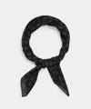 Todd Snyder Men's Italian Wool Diamond Neckerchief In Black, Size O/s In Black
