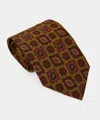 Todd Snyder Men's Italian Wool-silk Medallion Tie In Chartreuse, Size O/s In Multi