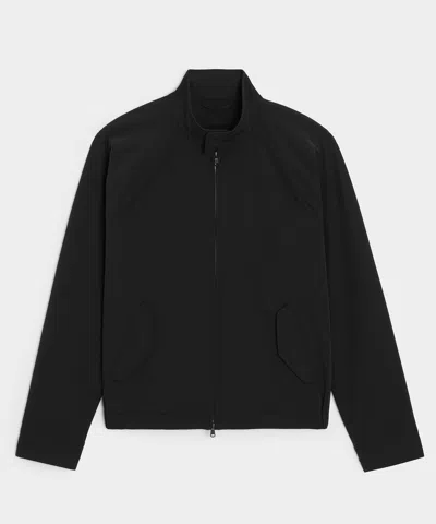 Todd Snyder Men's Lightweight Nylon Harrington Jacket In Pitch Black, Size Xl
