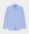 Todd Snyder Men's Poplin Big Shirt In Blue, Size Xxl In Blue