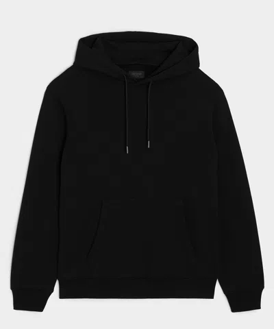 Todd Snyder Men's Portuguese Terry Popover Hoodie In Pitch Black, Size Xxl