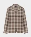 Todd Snyder Men's Rayon Field Shirt In Baja Dunes, Size Xxl In Brown