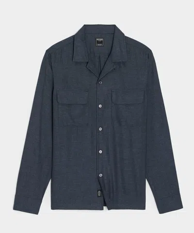 Todd Snyder Men's Rayon Field Shirt In Navy, Size Xxl In Blue