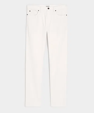 Todd Snyder Men's Slim 5-pocket Corduroy Pant In White, Size 38/32 In Neutral