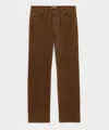 Todd Snyder Men's Straight 5-pocket Corduroy Pant In Dark Brown, Size 35/32 In Brown