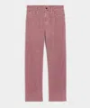 Todd Snyder Men's Straight 5-pocket Corduroy Pant In Soft Pink, Size 33/32 In Pink