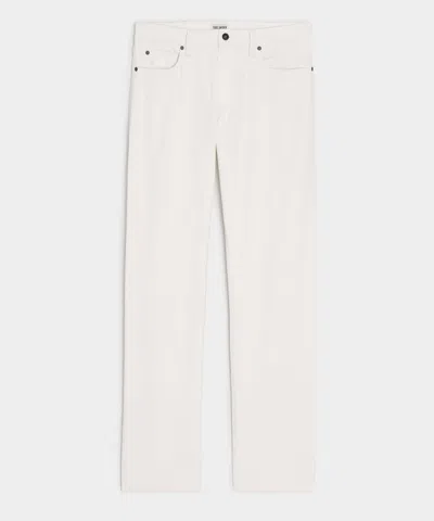 Todd Snyder Men's Straight 5-pocket Corduroy Pant In White, Size 36/32 In Neutral