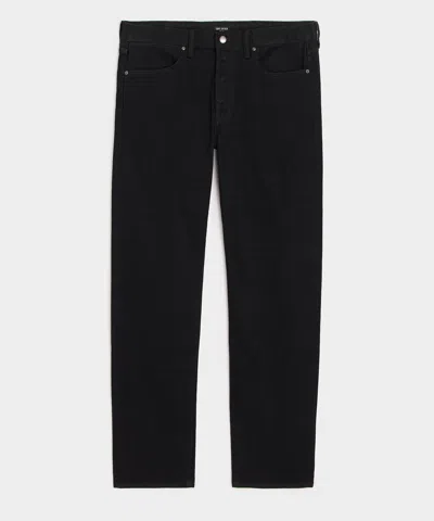 Todd Snyder Men's Straight Japanese Selvedge Stretch Jean In Black, Size 29/30
