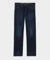 Todd Snyder Men's Straight Japanese Selvedge Stretch Jean In Dark Indigo, Size 38/32 In Blue