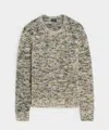 Todd Snyder Men's Wool Spacedye Crewneck Sweater In Alabaster, Size Xl In Multi