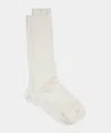 Todd Snyder Merino Dress Sock In White In White