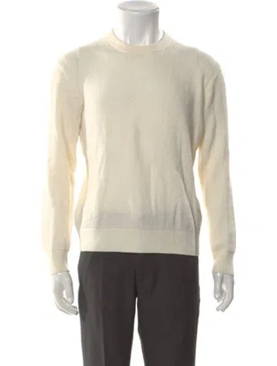 Pre-owned Todd Snyder Merino Wool Crew Neck Pullover In Neutral