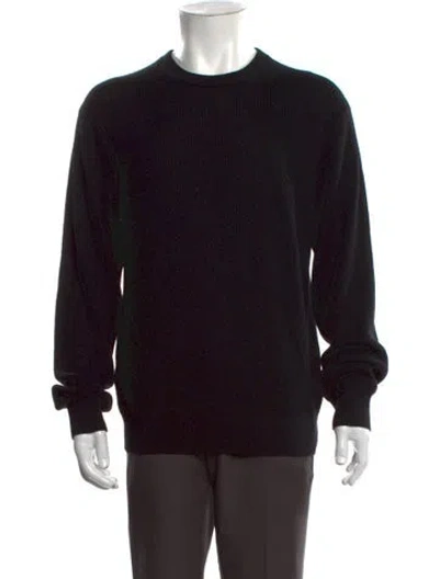 Pre-owned Todd Snyder Merino Wool Crew Neck Pullover W/ Tags In Black