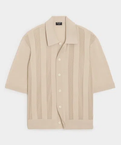 Todd Snyder Miles Sweater Polo In Baja Dunes In Multi