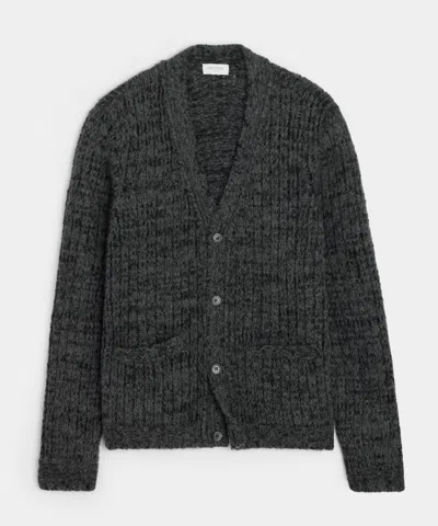 Todd Snyder Moulin Drop Needle Cardigan In Gray
